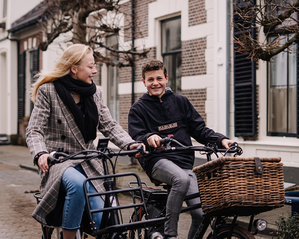 Elektrische fiets voor scholieren school