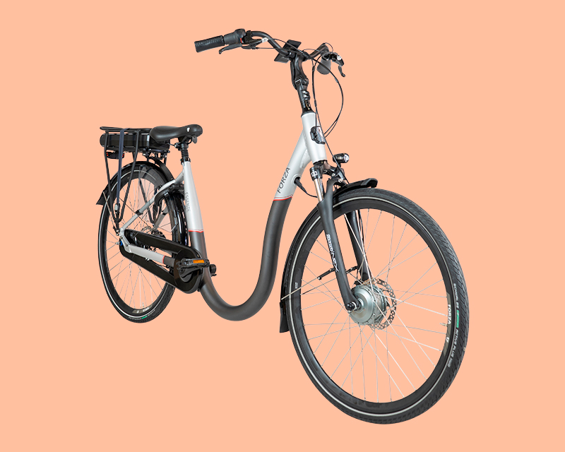 Elektrische fiets met lage instap voor ouderen Forza