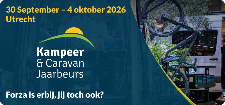 Forza Fietsen op de Kampeer & Caravan Jaarbeurs 2026