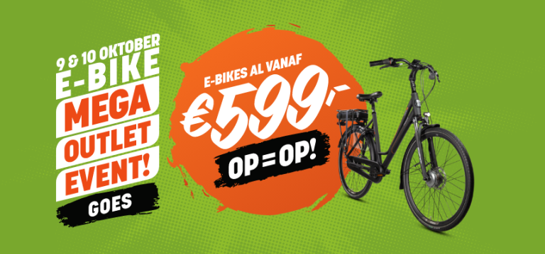 Ontdek jouw e-bike tijdens het Mega Outlet Event – Goes